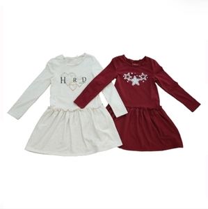 BCBG GIRLS 2 LONGSLEEVE CASUAL DRESSES  SZ M 6/7